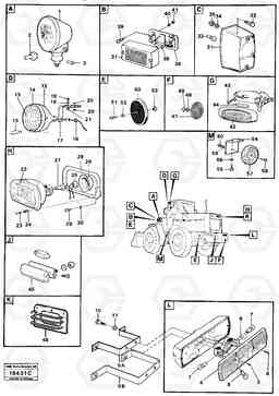 37126 Lighting L120 Volvo BM L120, Volvo Construction Equipment