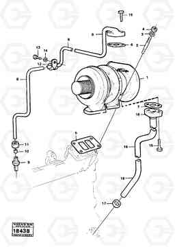 53717 Turbocharger with fitting parts A25 VOLVO BM VOLVO BM A25, Volvo Construction Equipment