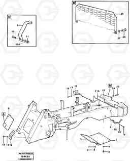 40989 Protecting plates L120 Volvo BM L120, Volvo Construction Equipment