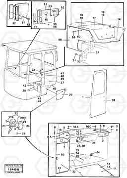 50371 Cab body L90 L90, Volvo Construction Equipment