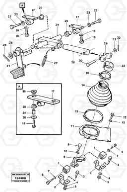 70761 Adjustable steering wheel L120 Volvo BM L120, Volvo Construction Equipment