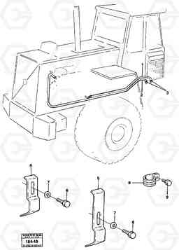 81342 Heating system, hoses L120 Volvo BM L120, Volvo Construction Equipment