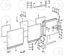 22972 Side hatches L90 L90, Volvo Construction Equipment