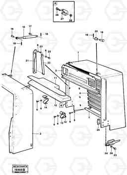 37066 Radiator casing L90 L90, Volvo Construction Equipment