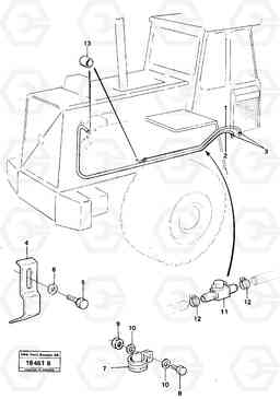 83275 Heating system hoses L90 L90, Volvo Construction Equipment