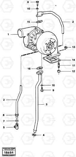 2759 Turbocharger with fitting parts L90 L90, Volvo Construction Equipment