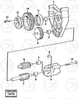 99236 Oil pump L120 Volvo BM L120, Volvo Construction Equipment