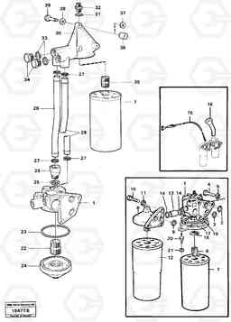 13604 Oil filter L120 Volvo BM L120, Volvo Construction Equipment