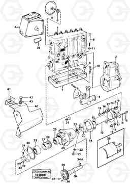 85107 Injection pump with drive L120 Volvo BM L120, Volvo Construction Equipment
