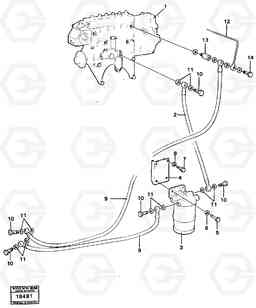 11421 Fuel system L120 Volvo BM L120, Volvo Construction Equipment