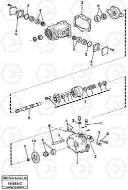 17594 Hydraulic pump L120 Volvo BM L120, Volvo Construction Equipment