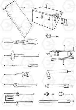 23719 Tools L120 Volvo BM L120, Volvo Construction Equipment