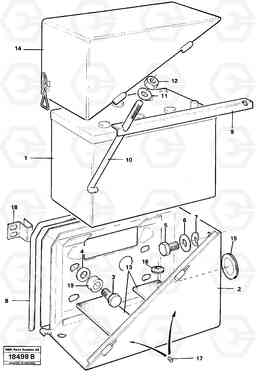 23720 Battery box L160 VOLVO BM L160, Volvo Construction Equipment