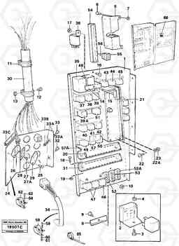 74036 Electrical distribution box L120 Volvo BM L120, Volvo Construction Equipment