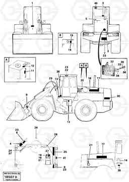 65943 Sign plates and decals L90 L90, Volvo Construction Equipment