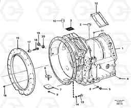 21805 Gearbox housing A25 VOLVO BM VOLVO BM A25, Volvo Construction Equipment