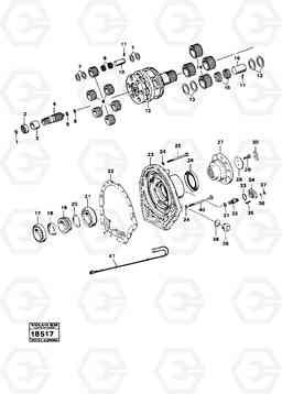 2347 Output gear 5350B Volvo BM 5350B SER NO 2229 - 3999, Volvo Construction Equipment