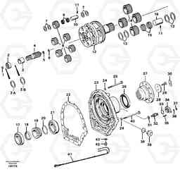 48786 Output gear A25 VOLVO BM VOLVO BM A25, Volvo Construction Equipment