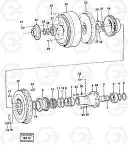 2839 Torque converter L120 Volvo BM L120, Volvo Construction Equipment