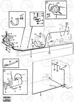 16841 Electric system rear L90 L90, Volvo Construction Equipment