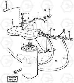 31826 Extra fuel filter L120 Volvo BM L120, Volvo Construction Equipment