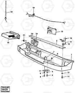 16470 Radio panel. L90 L90, Volvo Construction Equipment