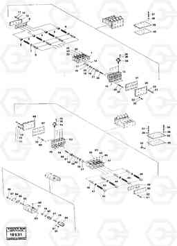 261 Valves 5350B Volvo BM 5350B SER NO 2229 - 3999, Volvo Construction Equipment