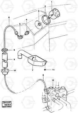 68289 Manometer with fitting parts L90 L90, Volvo Construction Equipment