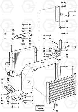 40391 Condenser with fitting parts. L90 L90, Volvo Construction Equipment