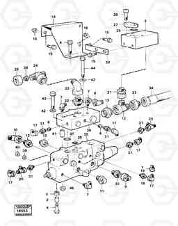 82680 Steering valve. 5350B Volvo BM 5350B SER NO 2229 - 3999, Volvo Construction Equipment