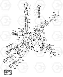 28467 Hydraulic valve 4600 4600, Volvo Construction Equipment