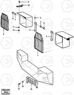 40720 Protection, front lighting. L90 L90, Volvo Construction Equipment