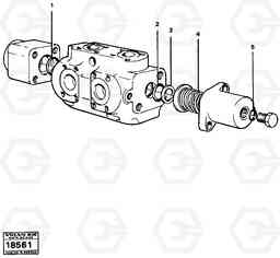 19261 Hydraulic valve. L90 L90, Volvo Construction Equipment