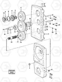 26363 Drop box: gears and shafts 4600 4600, Volvo Construction Equipment