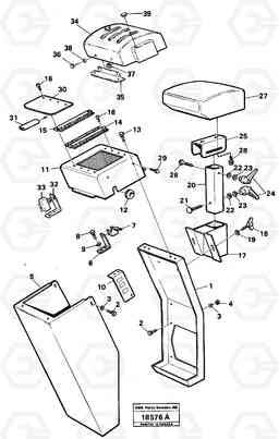 57384 Assembly parts for servo valve L90 L90, Volvo Construction Equipment