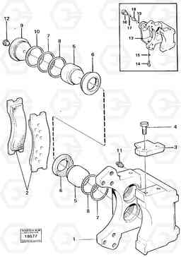 23219 Disc brake L70 L70 S/N -7400/ -60500 USA, Volvo Construction Equipment