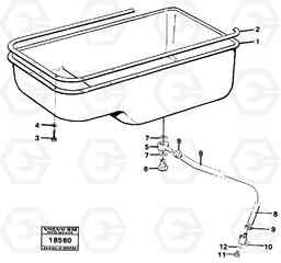 85867 Oil sump L70 L70 S/N -7400/ -60500 USA, Volvo Construction Equipment