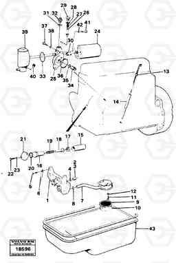 2865 Lubricating oil system L70 L70 S/N -7400/ -60500 USA, Volvo Construction Equipment