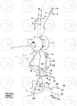 73616 Turbocharger with fitting parts 4600B 4600B, Volvo Construction Equipment