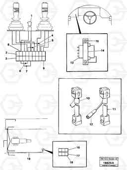 18349 Electrical equipment. L160 VOLVO BM L160, Volvo Construction Equipment