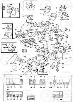 52463 Instruments and instrument panel L70 L70 S/N -7400/ -60500 USA, Volvo Construction Equipment