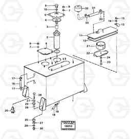 11392 Hydraulic tank 4600B 4600B, Volvo Construction Equipment