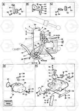 36919 Emergency steering equipment. 4600B 4600B, Volvo Construction Equipment