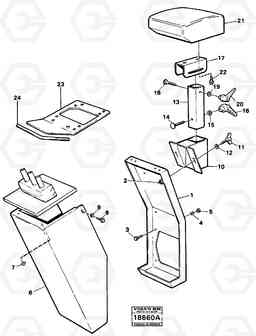 58181 Wrist support. L160 VOLVO BM L160, Volvo Construction Equipment