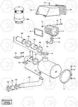 72455 Inlet system L160 VOLVO BM L160, Volvo Construction Equipment