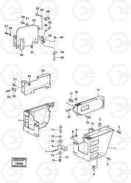 27895 Ladder. 4600B 4600B, Volvo Construction Equipment