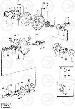 102735 Final drive, front L50 L50 S/N -6400/-60300 USA, Volvo Construction Equipment