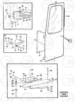 49108 Door. 4600B 4600B, Volvo Construction Equipment