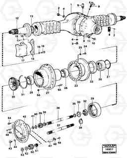 99217 Planet shaft 6x6 rear ah 54 d Prod Nr 23538 A25 VOLVO BM VOLVO BM A25, Volvo Construction Equipment