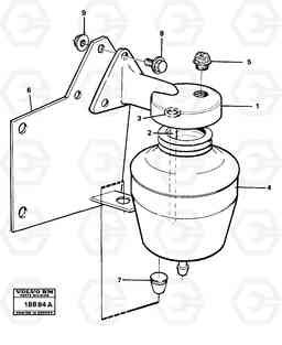 13697 Anti-freeze reservoir 5350B Volvo BM 5350B SER NO 2229 - 3999, Volvo Construction Equipment